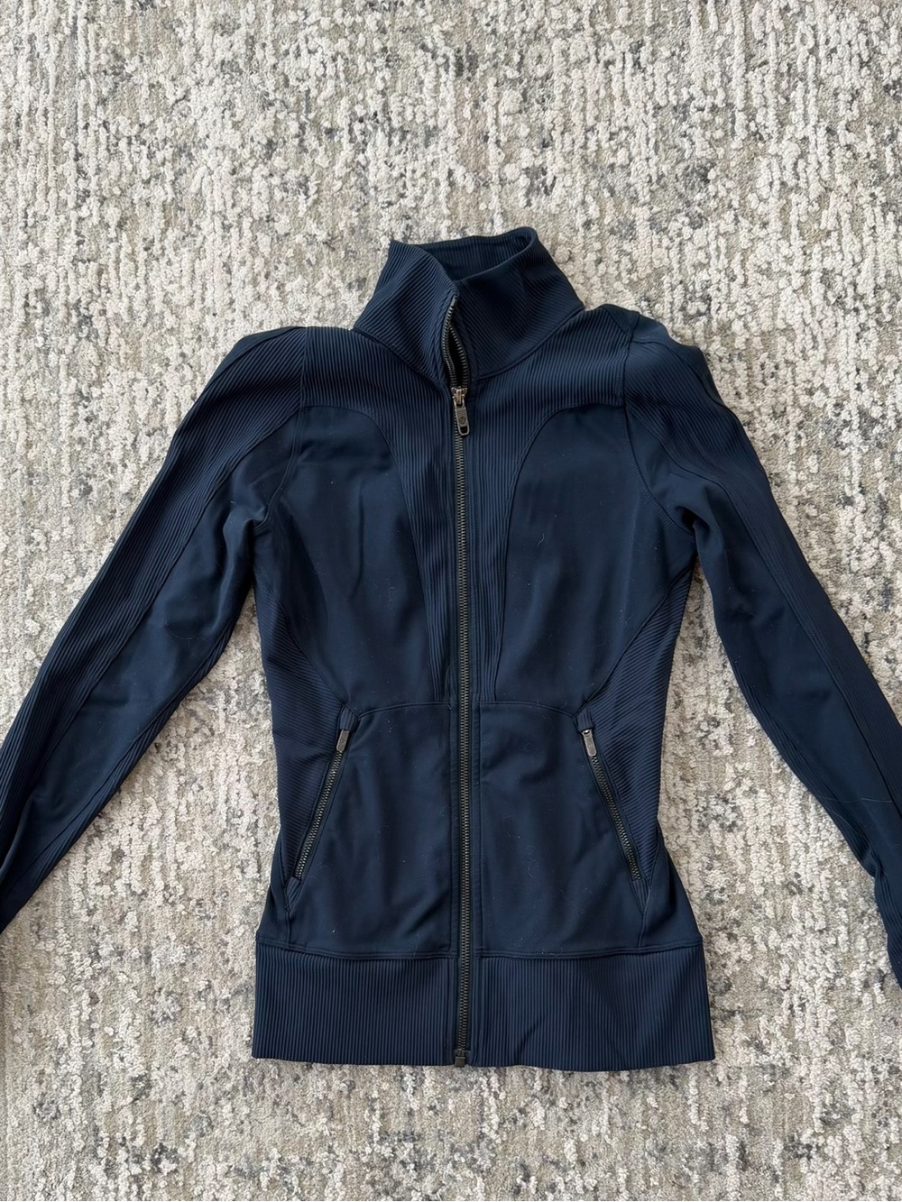 Lululemon Movement To Movement Jacket Zip Up size 4 in Nocturnal Teal blue